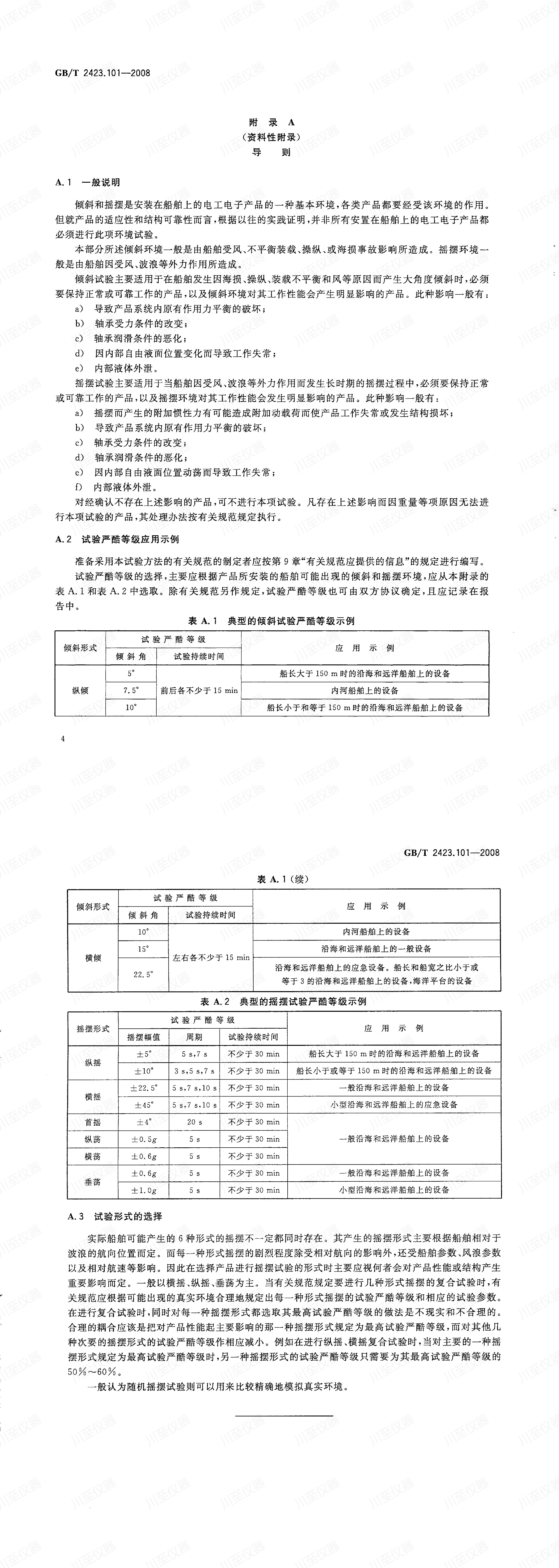 GBT 2423.101-2008 电工电子产品环境试验 第2部分试验方法 试验倾斜和摇摆_00(2).jpg
