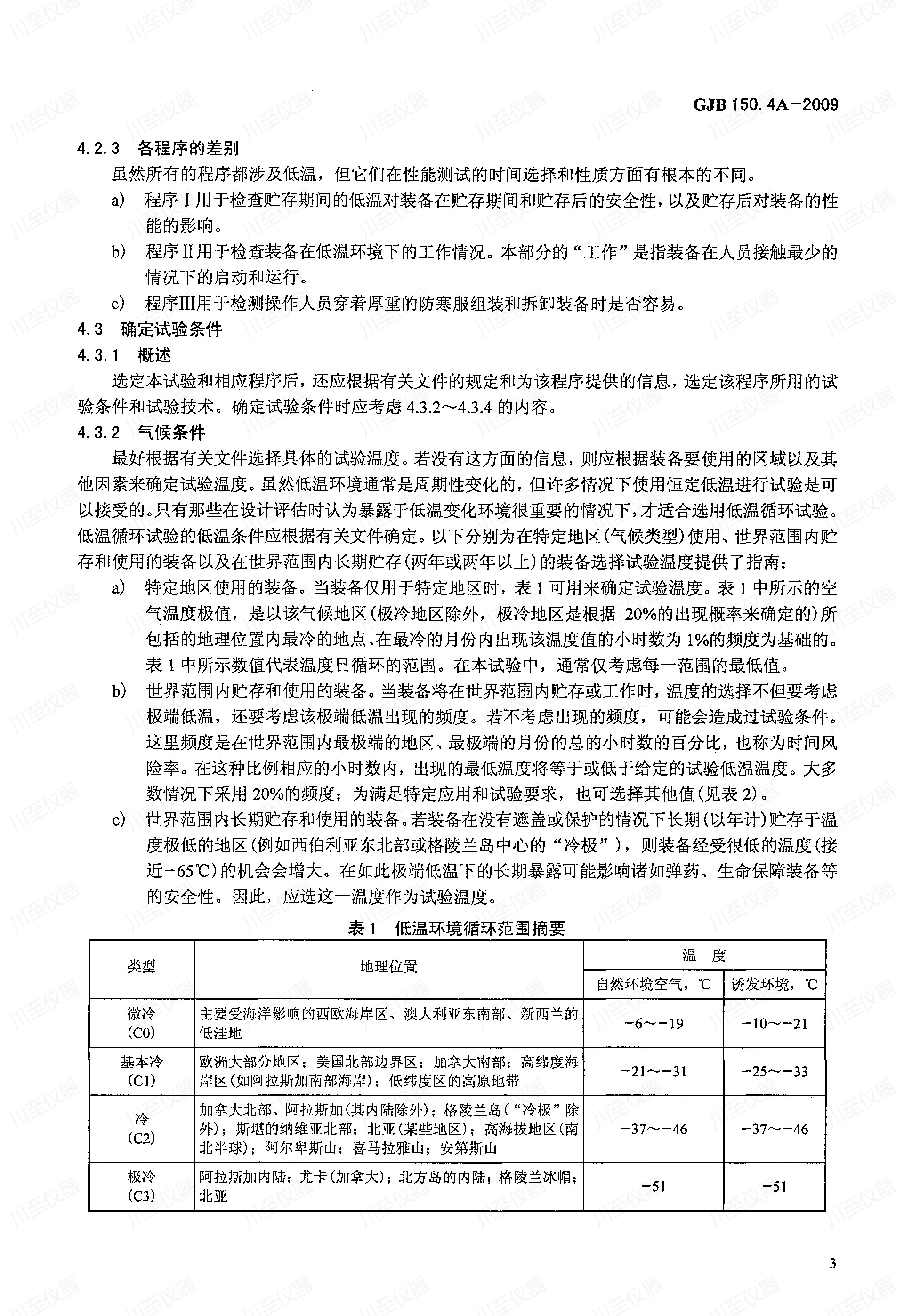 GJB150.4A-2009军用装备实验室环境试验方法 低温试验_07.jpg